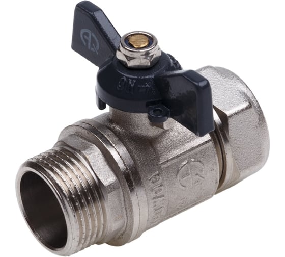 Шаровой кран AQUALINK для МП труб нар 3/4 x20 B бабочка 01310