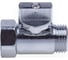 Шаровой кран AQUALINK мини хром вн-нар 1/2 m Cr 1321 6