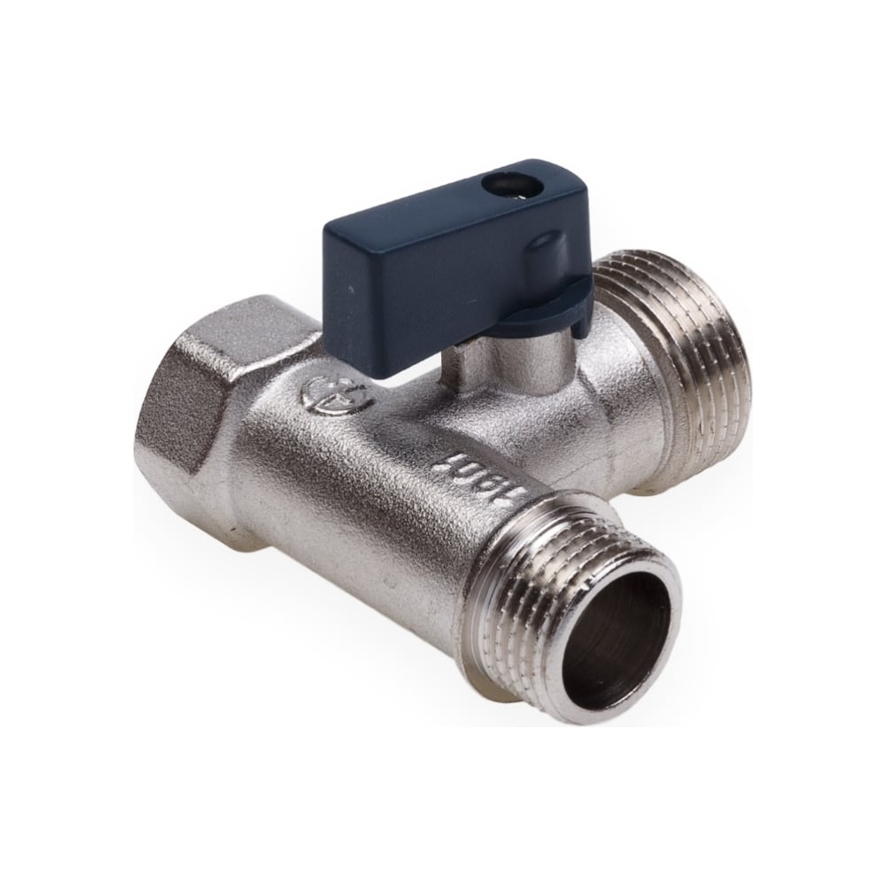 Шаровой кран AQUALINK трехпроходной 1/2 вн x 3/4 нар x 1/2 нар 1175 ...