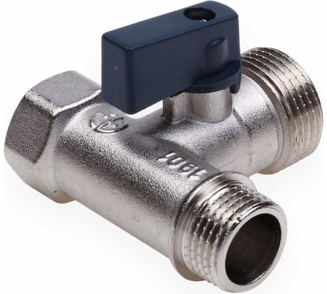 Шаровой кран AQUALINK трехпроходной 1/2 вн x 3/4 нарx 1/2 нар 01175