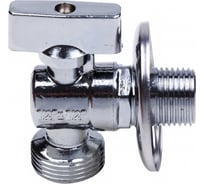 Шаровой кран AQUALINK угловой, с удлиненной резьбой 1/2 нар-1/2 нар Cr B 3969