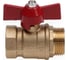 Шаровой кран AQUALINK вн-нар 2 ручка 4787 5