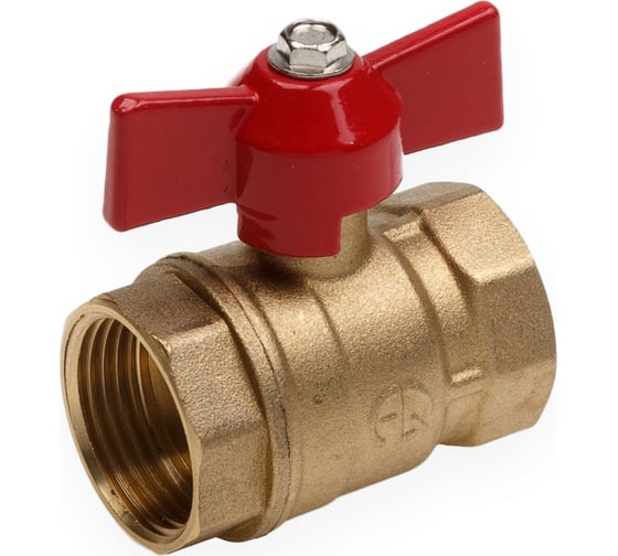 Шаровой кран AQUALINK вн-вн 1/2 B бабочка (Цена за упаковку 10 шт.)  арт. 4774