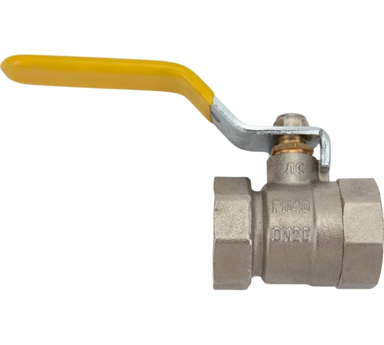 Шаровой кран для газа AQUALINK 3/4 вн-вн ручка 7102