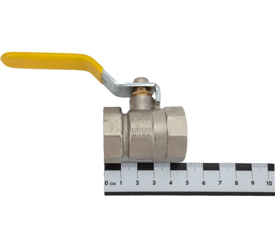 Шаровой кран для газа AQUALINK 3/4 вн-вн ручка 7102