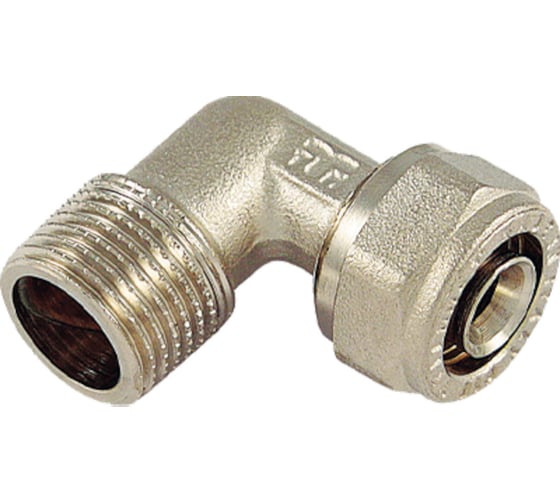 Угольник обжимной с наружной резьбой 1/2" x 16-2,0 Tiemme 1604 1600013 1