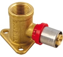 Угольник настенный Tiemme 40мм 1656SM пресс 1/2" x 16-2,0 1650021