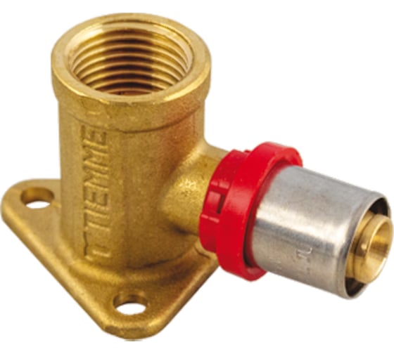Угольник настенный Tiemme 40мм 1656SM пресс 1/2" x 16-2,0 1650021 1