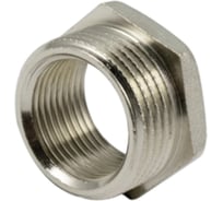 Футорка Tiemme 1581N 1 1/2"x3/4", никелированная латунь 1500351