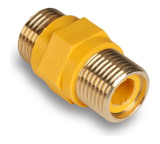 Диэлектрическая муфта для газа AQUALINK 1/2 нар-нар (Цена за упаковку 10 шт.)  арт. 7000
