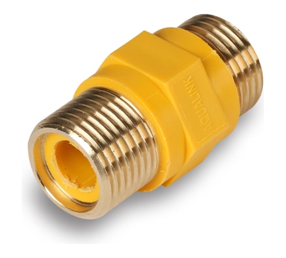 Диэлектрическая муфта для газа AQUALINK 1/2 нар-нар (Цена за упаковку 10 шт.)  арт. 7000