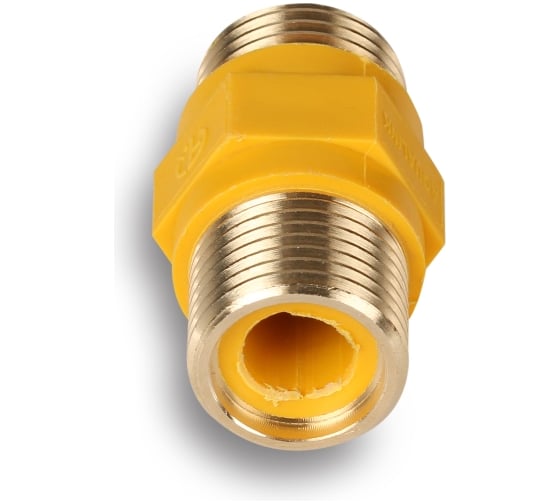 Диэлектрическая муфта для газа AQUALINK 3/4 нар-нар (Цена за упаковку 10 шт.)  арт. 7001
