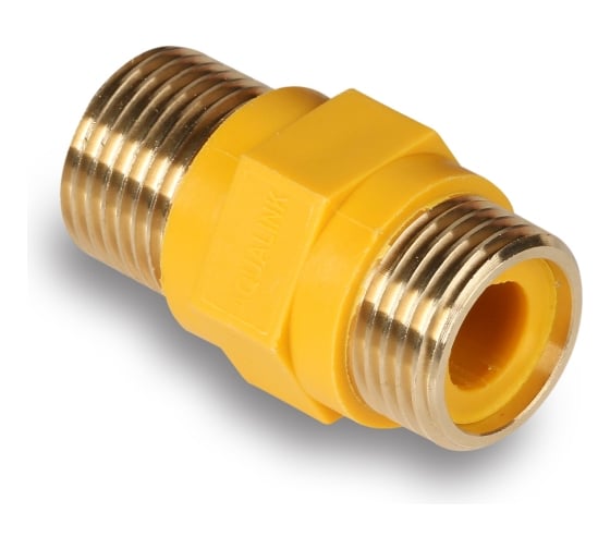 Диэлектрическая муфта для газа AQUALINK 3/4 нар-нар (Цена за упаковку 10 шт.)  арт. 7001