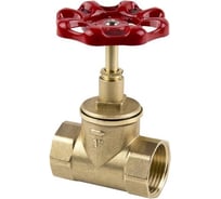 Вентиль запорный RTP, латунь, 1/2", еврослот, желтый, 41411