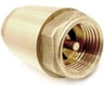 Обратный клапан с латунным стержнем RTP, латунь, внутренняя/внутренняя резьба 1/2", PN40 еврослот, желтый, 41121