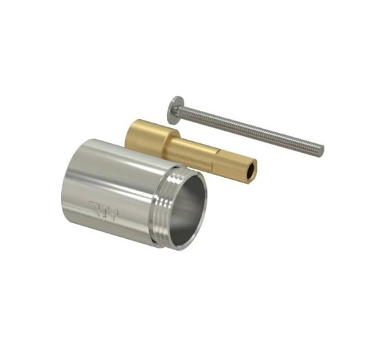 Удлинитель для запорного вентиля RTP, латунь хромированная, 1/2", L 50, еврослот, 43365 1