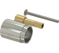 Удлинитель для запорного вентиля RTP, латунь хромированная, 1/2", L 30, еврослот, 43364