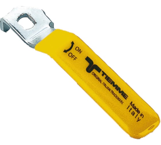 Рычаг из стали Tiemme желтый, для кранов 1/4"-1/2" 2090070 1