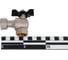 Кран шаровой латунный LD Pride никелированный, Ду15, Ру40 м/нак/г, угловой, бабочка 47.246.15 109-0921 4