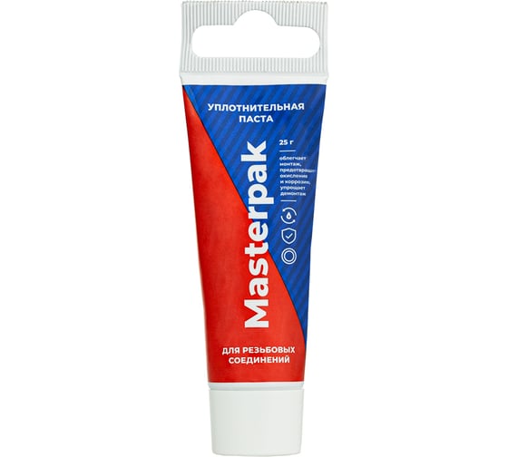 Паста уплотнительная MasterProf Masterpak вода, пар, 25 г, туба ТД.030861