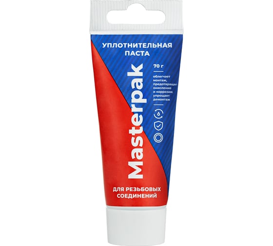 Паста уплотнительная MasterProf Masterpak вода, пар, 70 г, туба ТД.030862 1
