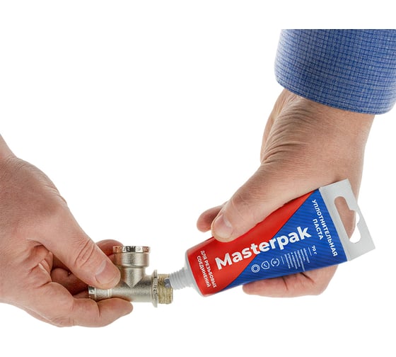 Паста уплотнительная MasterProf Masterpak вода, пар, 70 г, туба ТД.030862