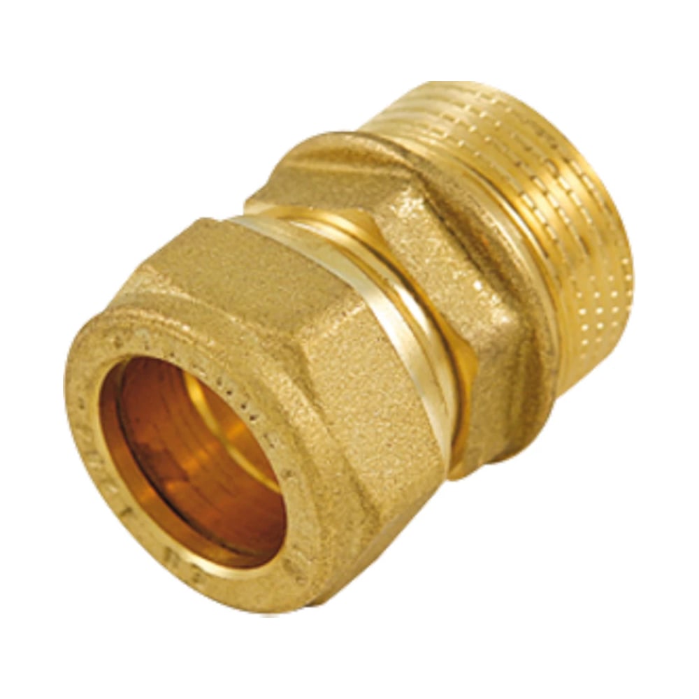 Соединитель для медных труб Tiemme обжим, 1/4"-8 1100124 - выгодная ...