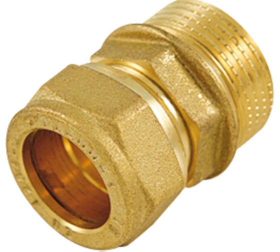 Соединитель для медных труб Tiemme обжим, 1/4"-8 1100124 1