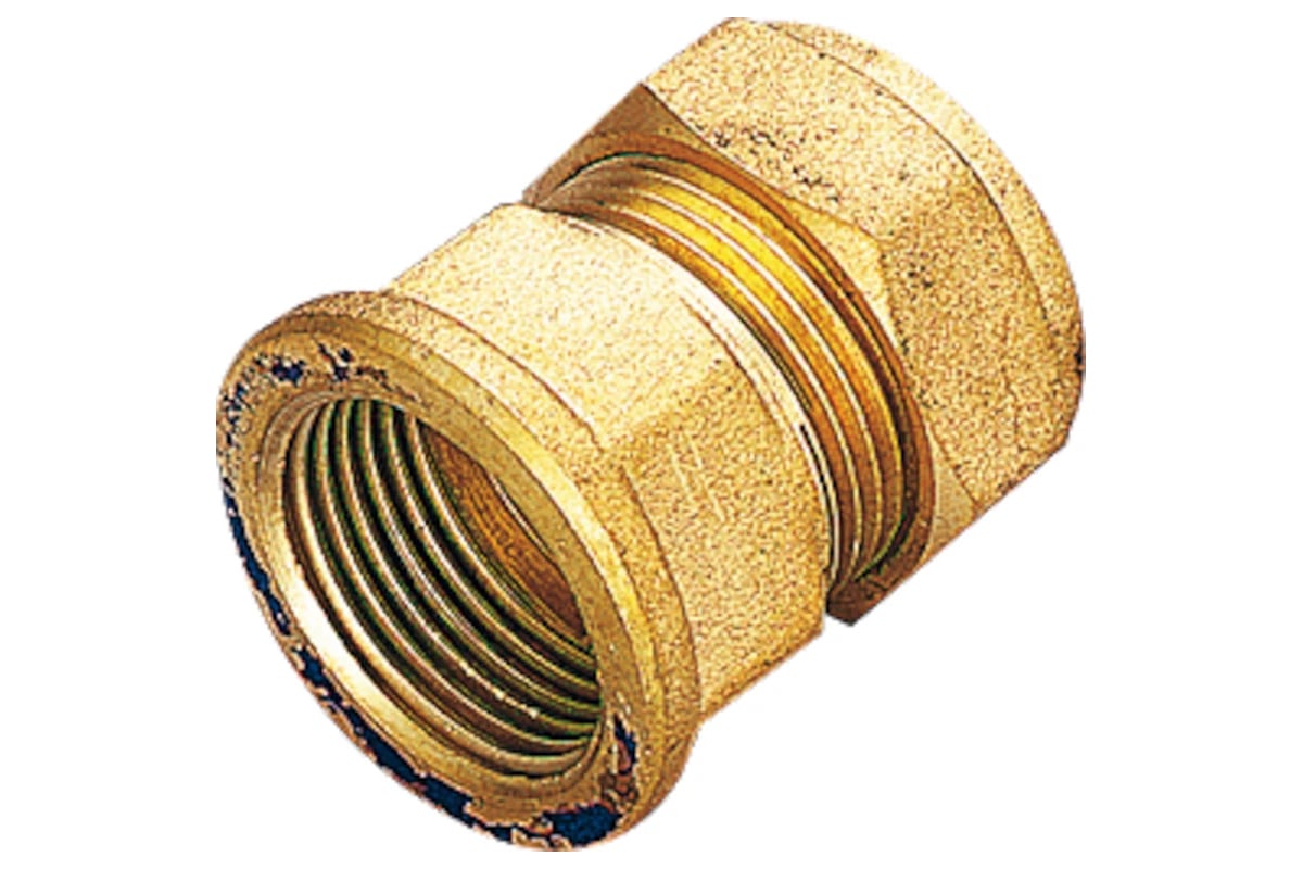 Соединитель для медных труб Tiemme обжим, 3/8"-8 1100141 - выгодная ...