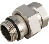 Соединитель с накидной гайкой Tiemme ВН с уплотн. 3/4", никель 1500589