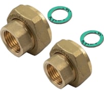 Соединитель с накидной гайкой Tiemme ВВ для насосов, комплект 2 шт, 1"1/2x1" 1500355