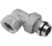 Соединитель с накидной гайкой угловой Tiemme ВН с уплотн. 1"1/4, никель 1500583