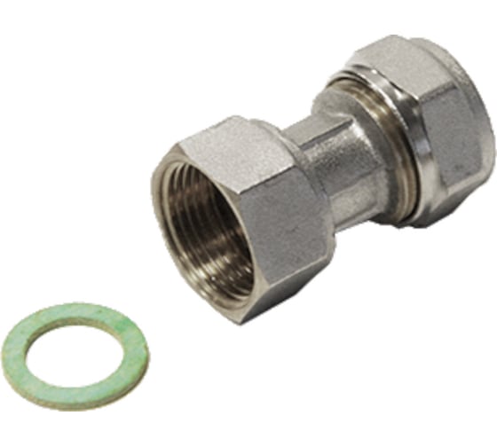 Соединитель с накидной гайкой Tiemme обжим, 1/2" x 16-2,0 1600156