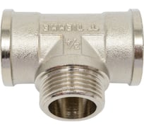 Тройник Tiemme ВНF 3/4" никель 1500847