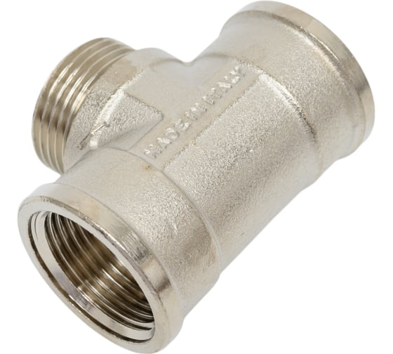 Тройник Tiemme ВНF 3/4" никель 1500847