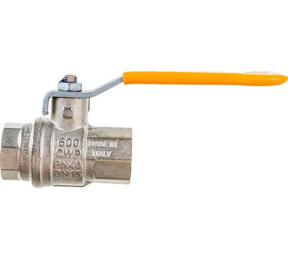 Шаровой кран для газа RUB 1/2 DN15 PN40, ВР-ВР, серия ROMA S.84, ручка S84D00