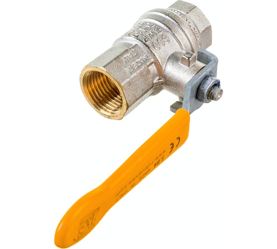 Шаровой кран для газа RUB 1/2 DN15 PN40, ВР-ВР, серия ROMA S.84, ручка S84D00
