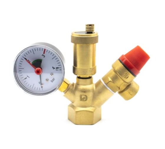 Группа безопасности для котла Damento 1", 1.5 бар Clima МИНИ 01082