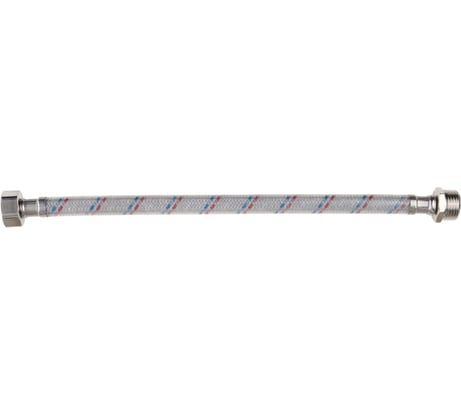 Подводка для воды AQUALINE нейлон/ПВХ стальнаягайка вн-нар 1/2 - 40 см 04874