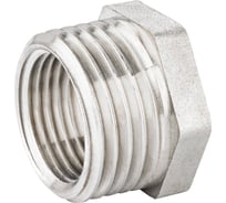 Футорка латунная LD Ду25x15 р/м никель .67.507.25x15 129-8136