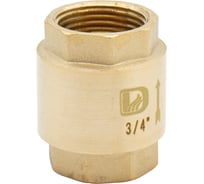 Обратный клапан Damento латунь 3/4", с металлическим штоком 003632