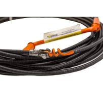 Профессиональный сантехнический трос ООО Компания Ярстрой с насадкой крючок-зацеп со стальным сердечником диаметр 16 мм, длина 5 метров д16-5-к-з