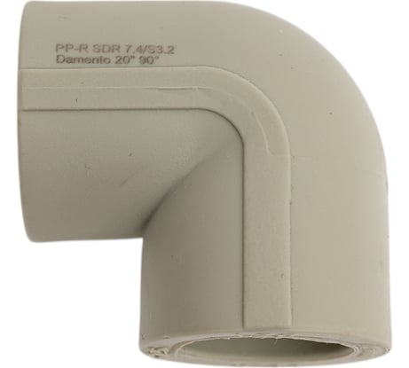 Угольник соединительный Damento 20х90, серый 8769