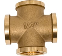 Крестовина латунная Smart Install В/В/В/В 1/2, упак. 5 шт. 52641S