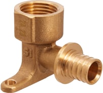 Угольник настенный аксиальный латунный Smart Install 16x2,2- В1/2, упак. 10 шт. 52161S