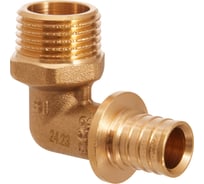 Угольник аксиальный латунный Smart Install 16x2,2- Н1/2, упак. 10 шт. 52141S