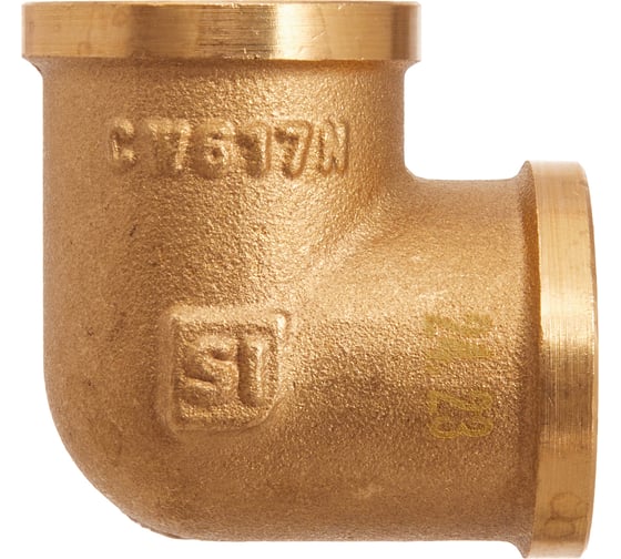 Угольник латунный Smart Install В/В 3/4, упак. 10 шт. 52402S