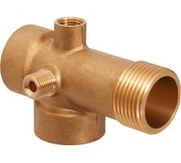 Узел пятиходовой для насоса латунный Smart Install 1 дюйм, L=80мм, упак. 5 шт. 52651S