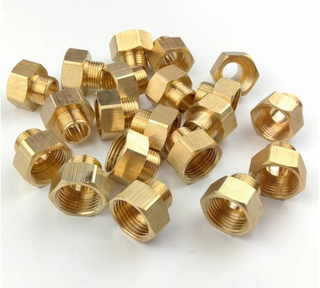 Переходник латунный Профитт ВР 1/2" х НР 3/8" - 20 шт. 9274849