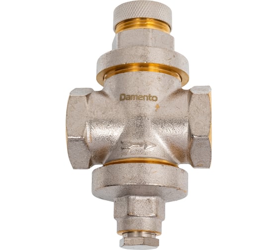 Регулятор давления Damento Clima 3/4" В-В под манометр  016220